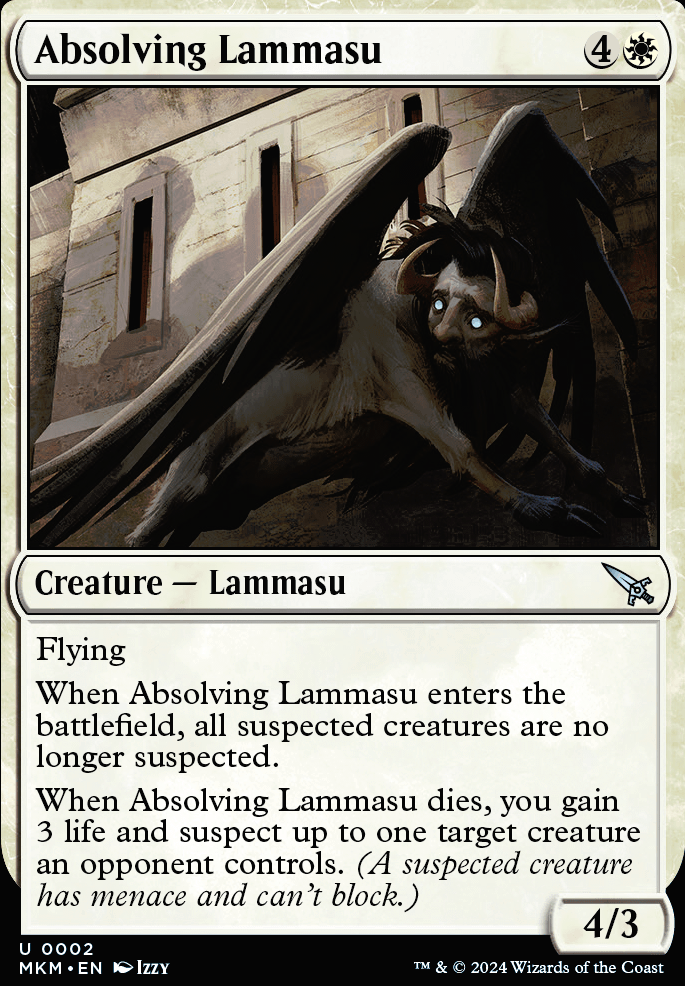 Featured card: Absolving Lammasu