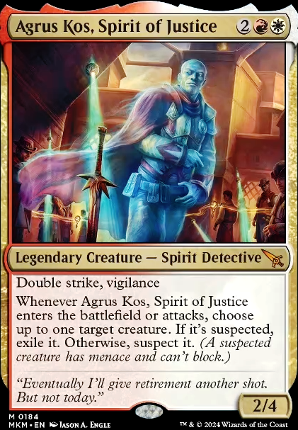 Agrus Kos, Spirit of Justice