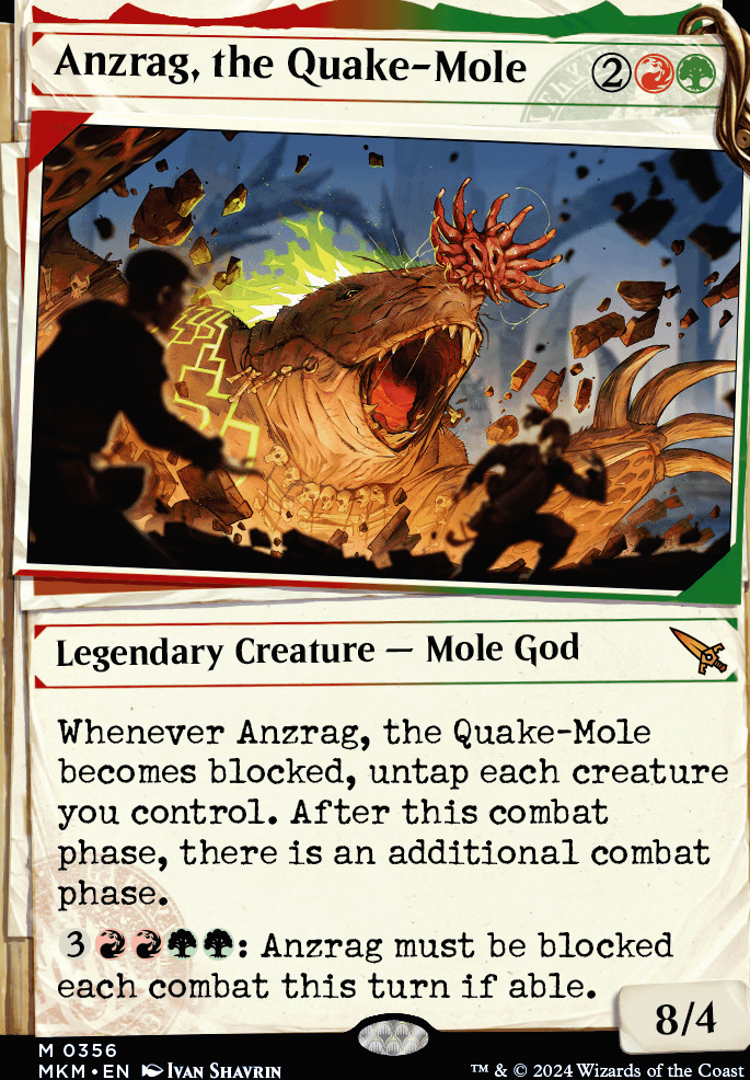 Anzrag, the Quake-Mole feature for EDH - Block me