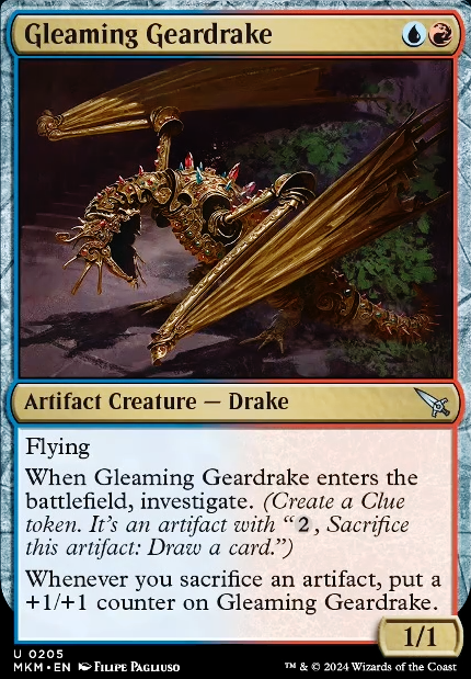 Commander: Gleaming Geardrake