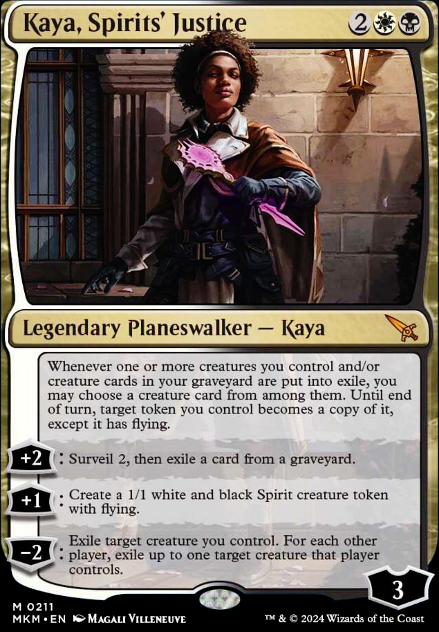 Commander: Kaya, Spirits' Justice