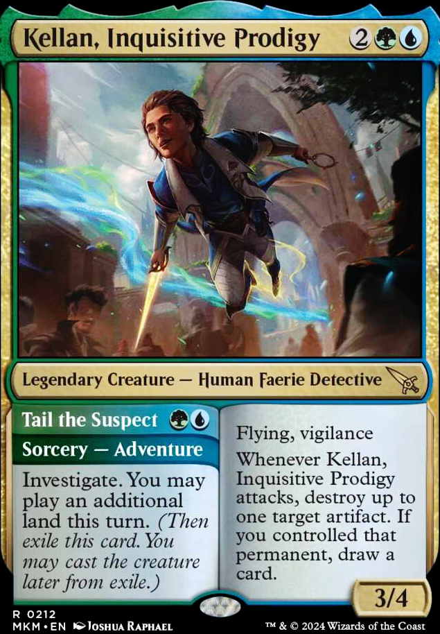 Kellan, Inquisitive Prodigy feature for Child of Alara Deck