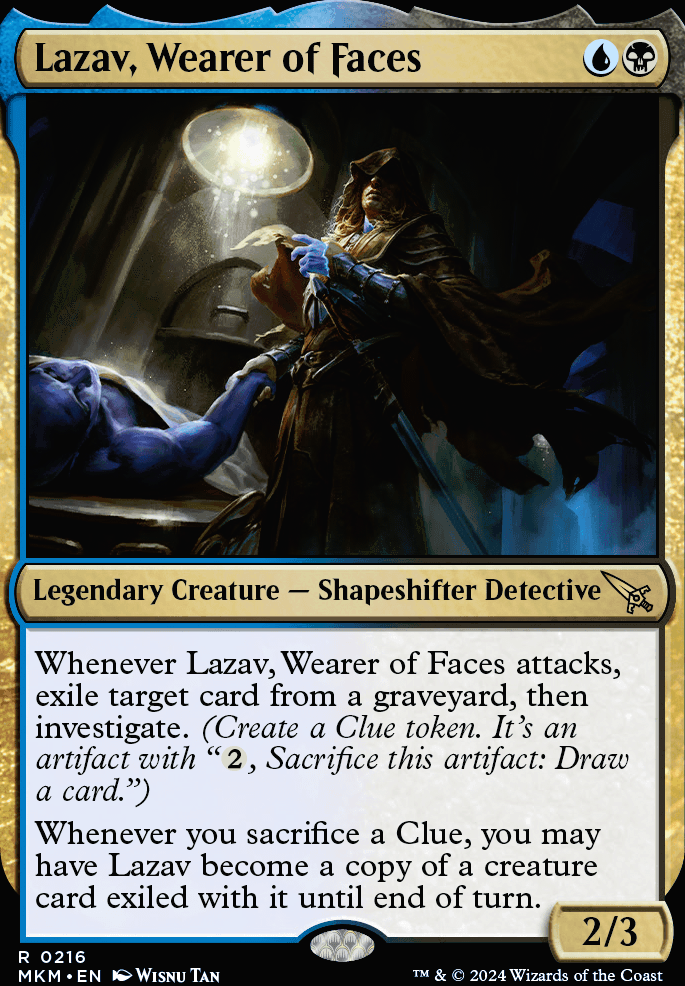 Lazav, Wearer of Faces feature for 4c Legends Aggro