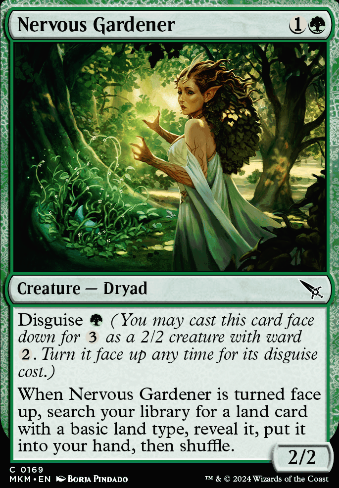 Featured card: Nervous Gardener