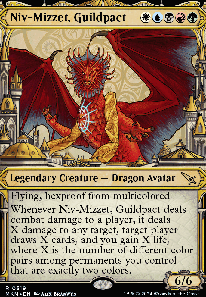 Featured card: Niv-Mizzet, Guildpact