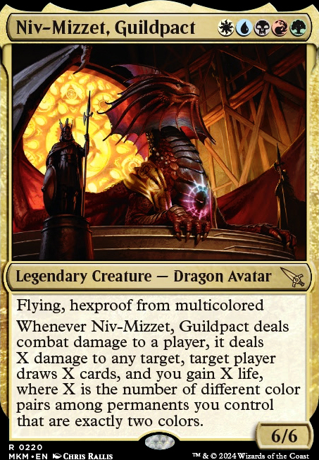 Niv-Mizzet, Guildpact feature for Avatars, the Last Mana-Benders