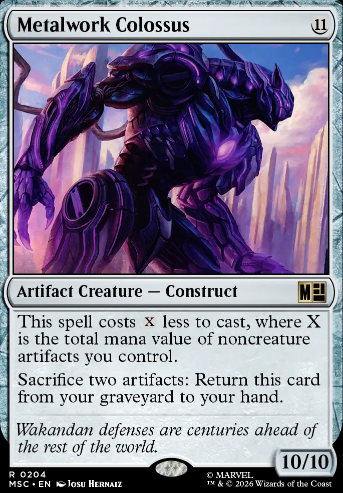 Metalwork Colossus feature for Boshing your face in.