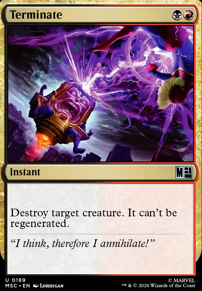 Terminate feature for Yurlock of Scorch Thrash