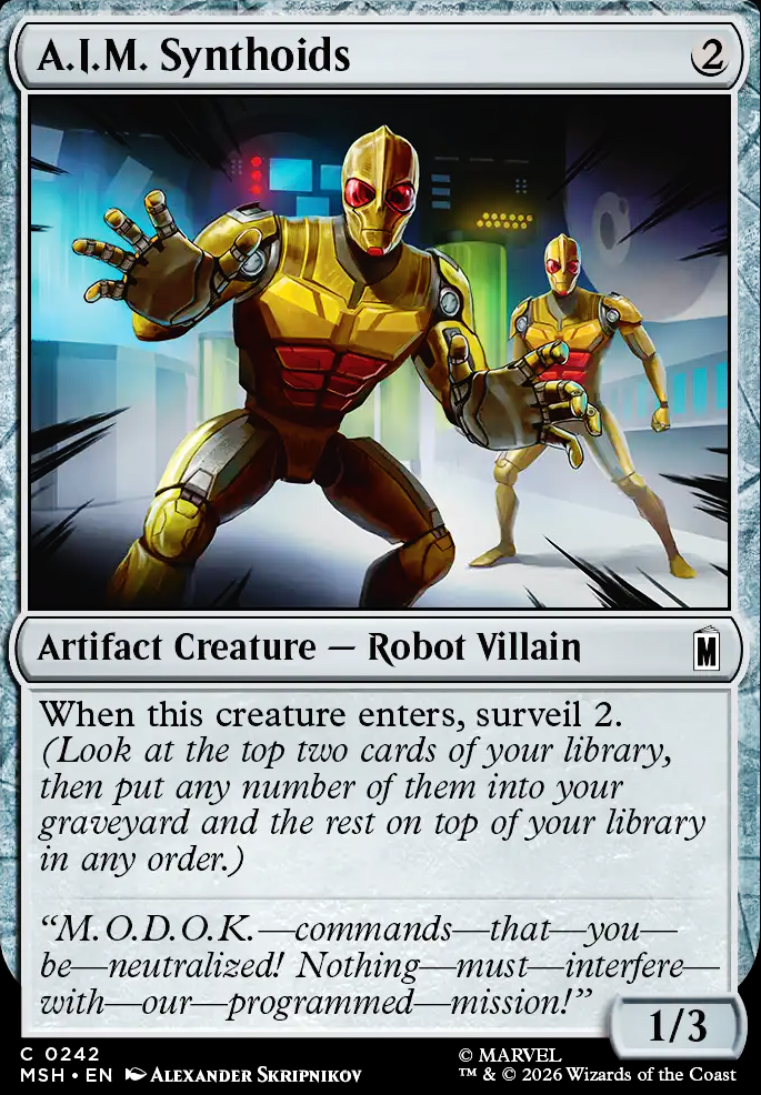 A.I.M. Synthoids