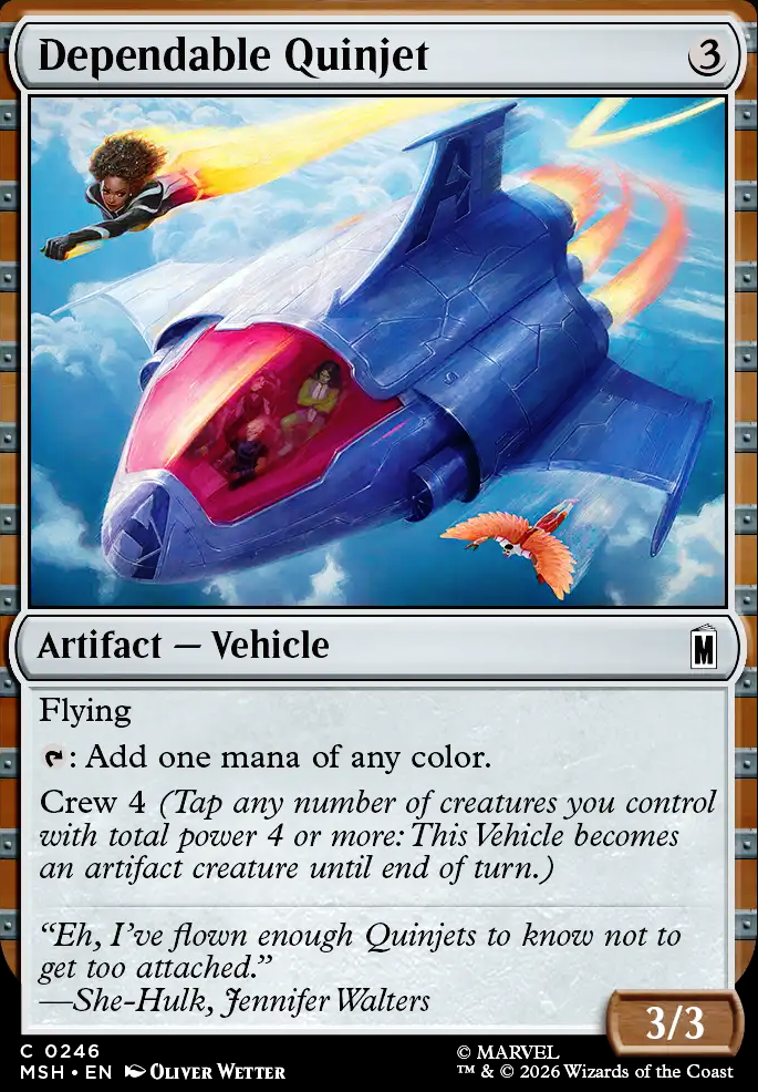 Dependable Quinjet
