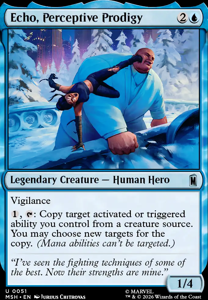 Echo, Perceptive Prodigy