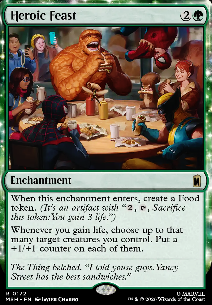 Heroic Feast feature for Lucky?
