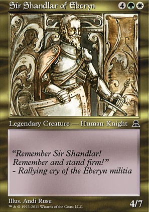 Commander: Sir Shandlar of Eberyn