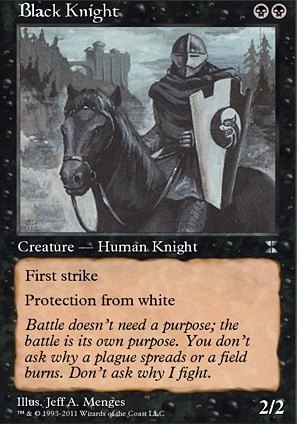 Black Knight (MYS1 MTG Card)