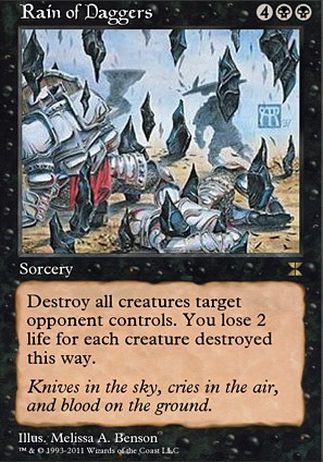 Featured card: Rain of Daggers