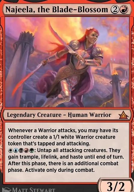 Featured card: Najeela, the Blade-Blossom