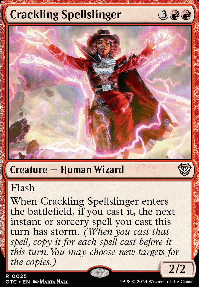 Featured card: Crackling Spellslinger
