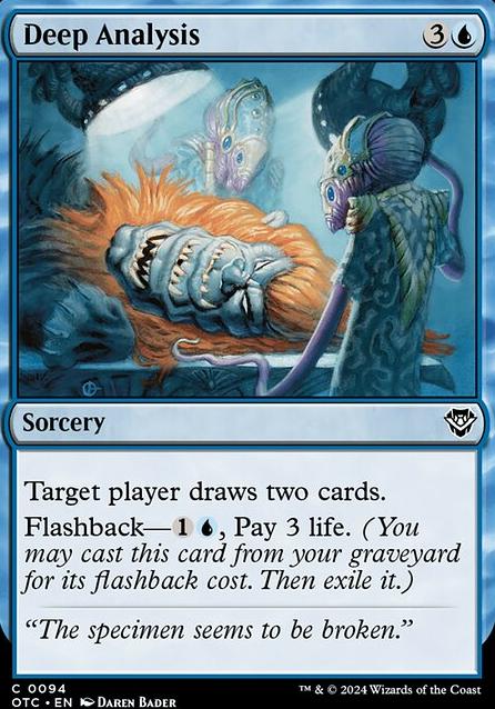 Deep Analysis feature for Dimir Control