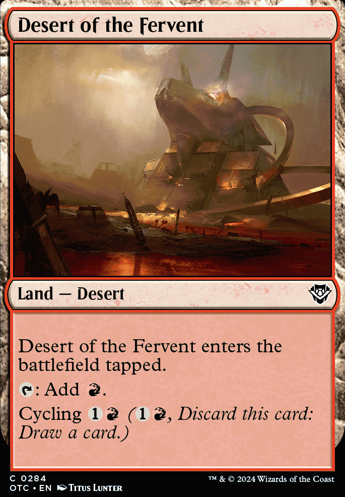 Featured card: Desert of the Fervent