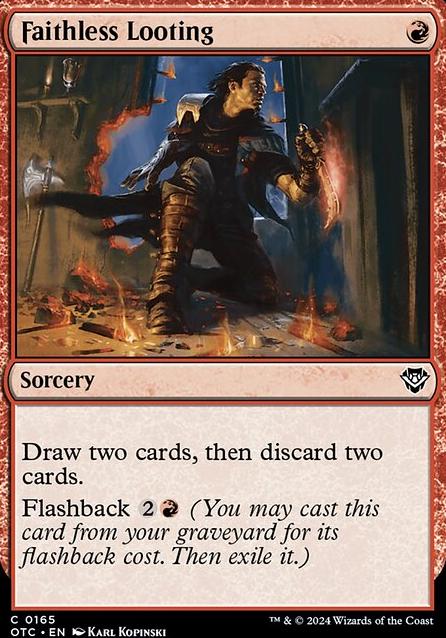Faithless Looting feature for Rakdos Tempo Madness