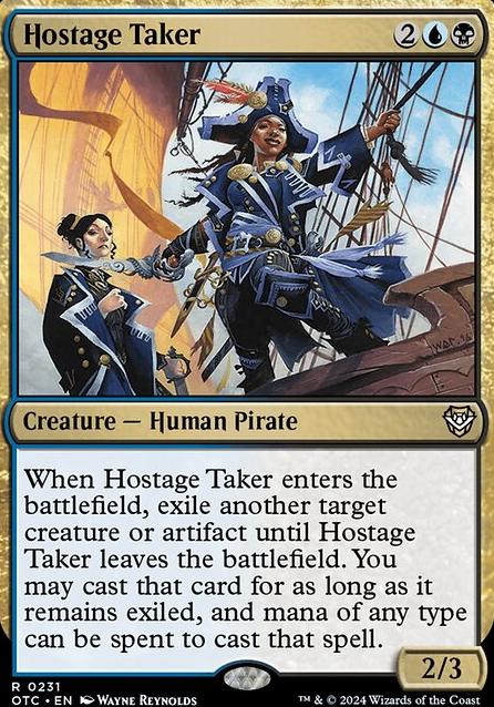 Hostage Taker feature for Admiral Beckett Brass Pirate Tribal