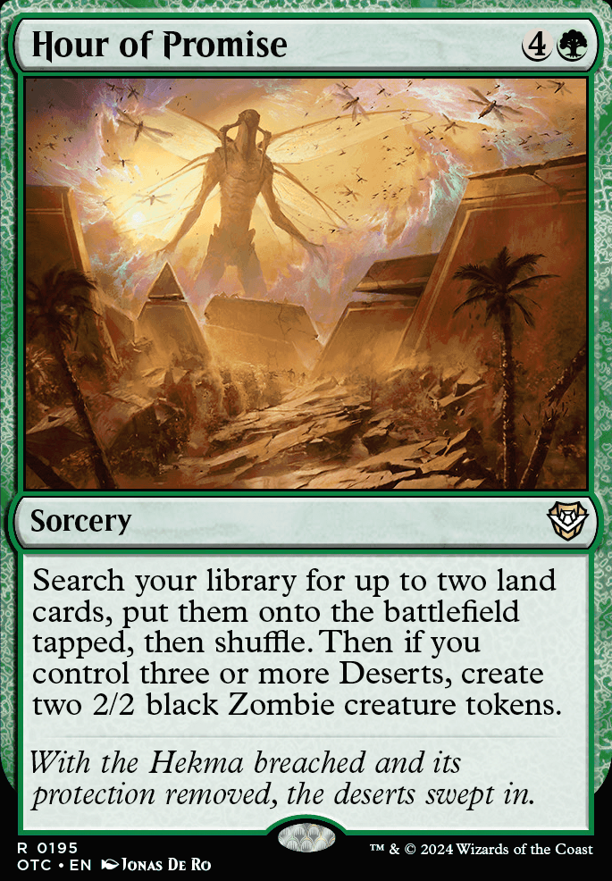 Hour of Promise feature for Eldrazi Ramp