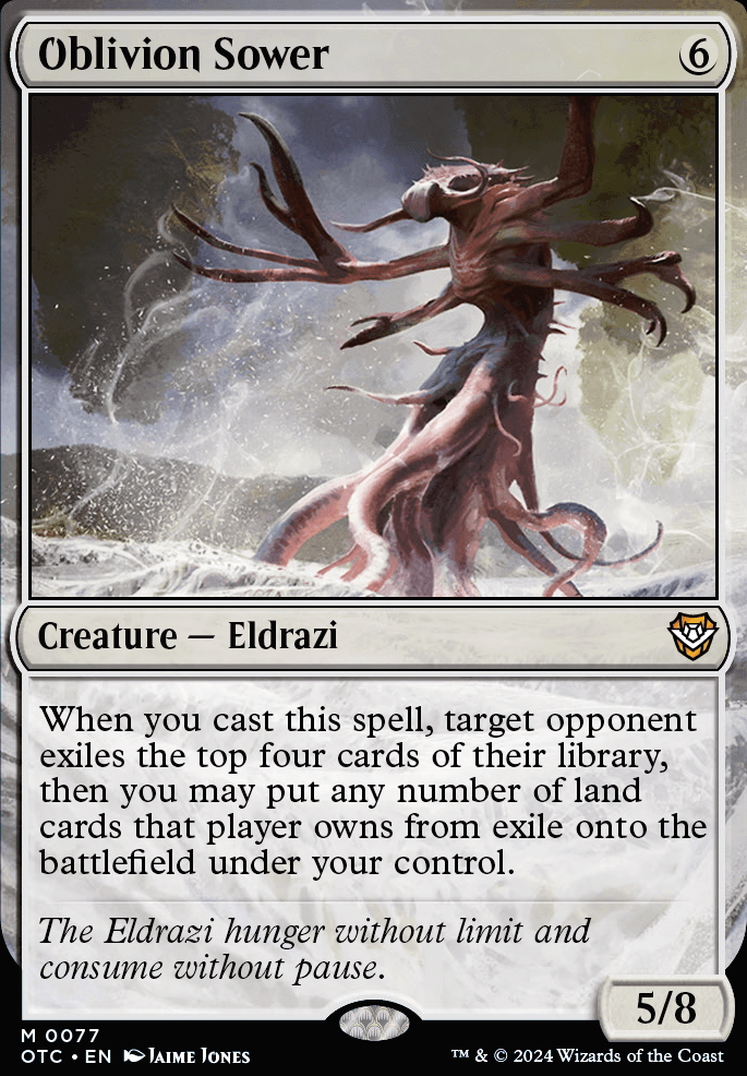 Oblivion Sower feature for Rise of Eldrazi