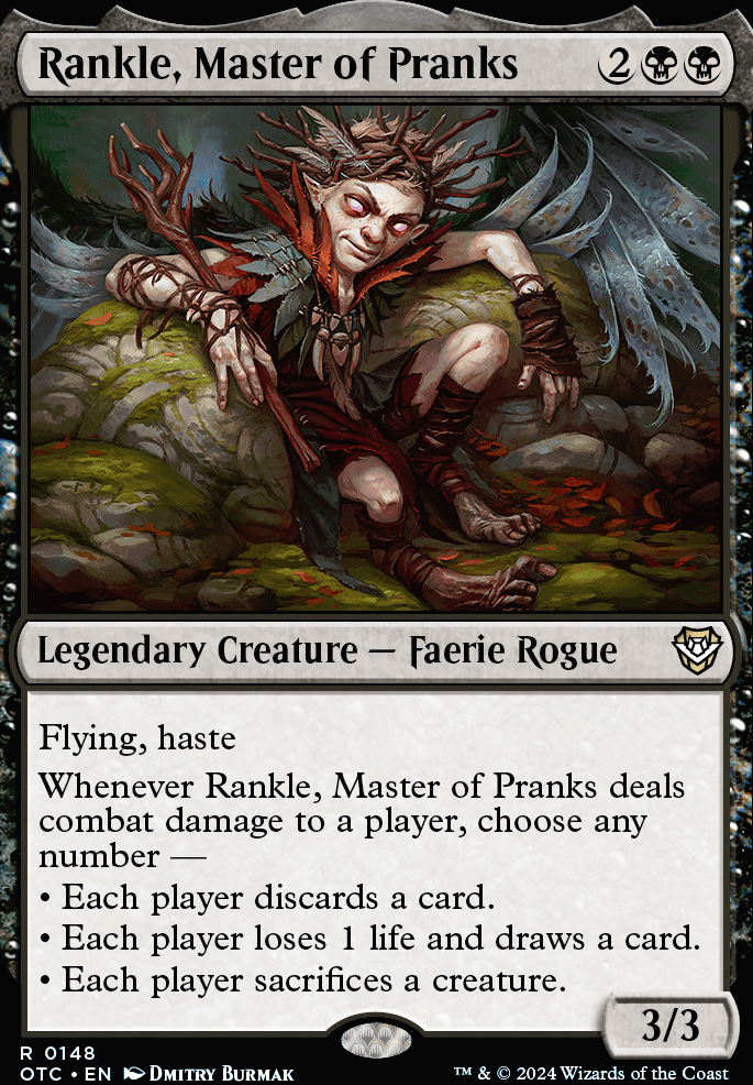 Featured card: Rankle, Master of Pranks