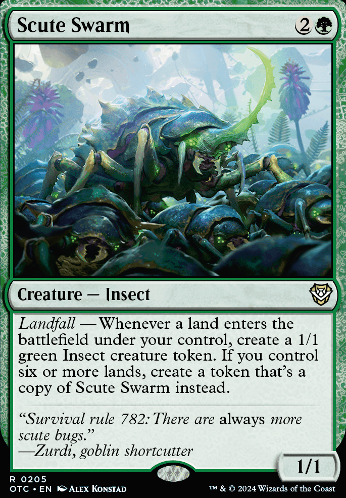 Scute Swarm feature for Griduce, Griuse, Gristycle (One Mill-ion Insects)