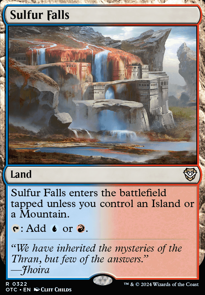 Sulfur Falls feature for Baeloth//Clan Crafter <$100 budget, flex power 3-6