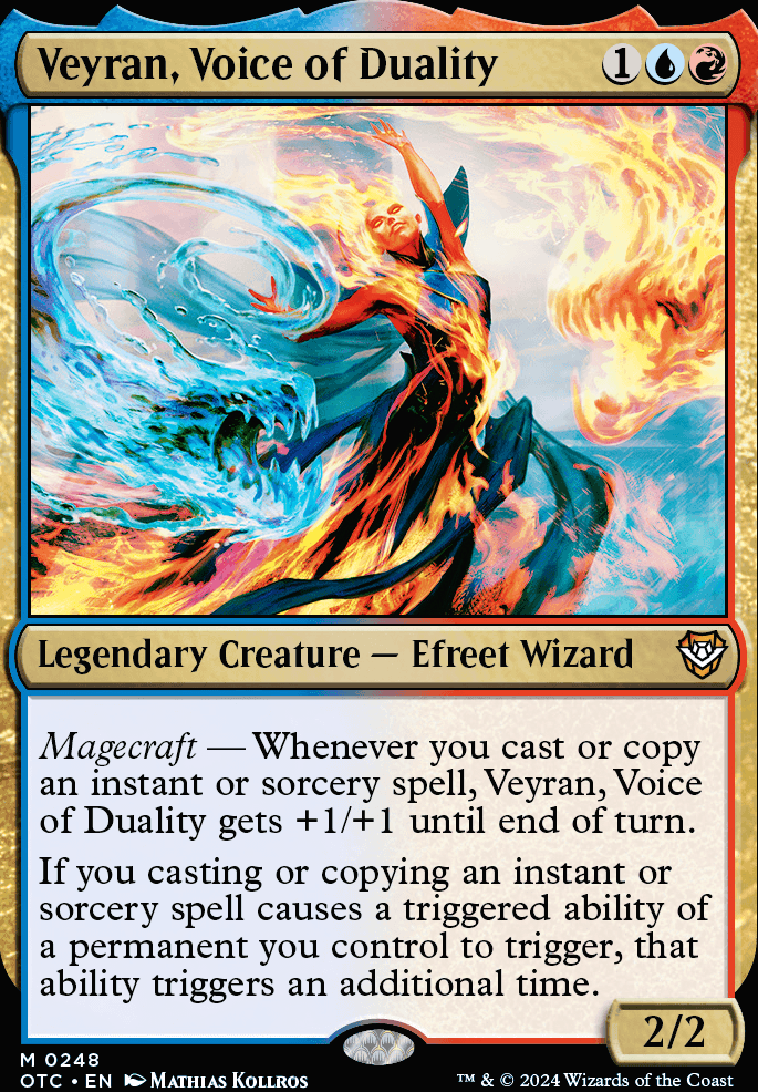 Veyran, Voice of Duality feature for Izzet spell tome.