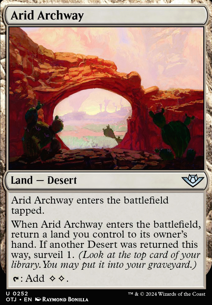 Featured card: Arid Archway