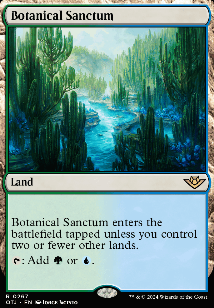 Botanical Sanctum feature for Simic Clues