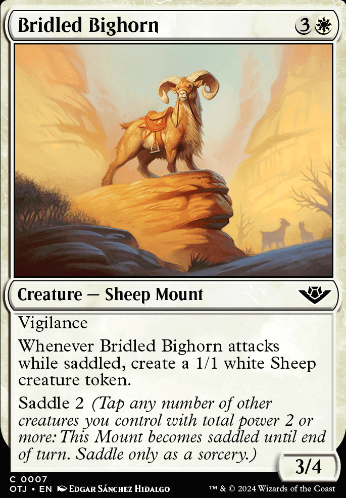 Bridled Bighorn feature for Jank Sheep Tokens