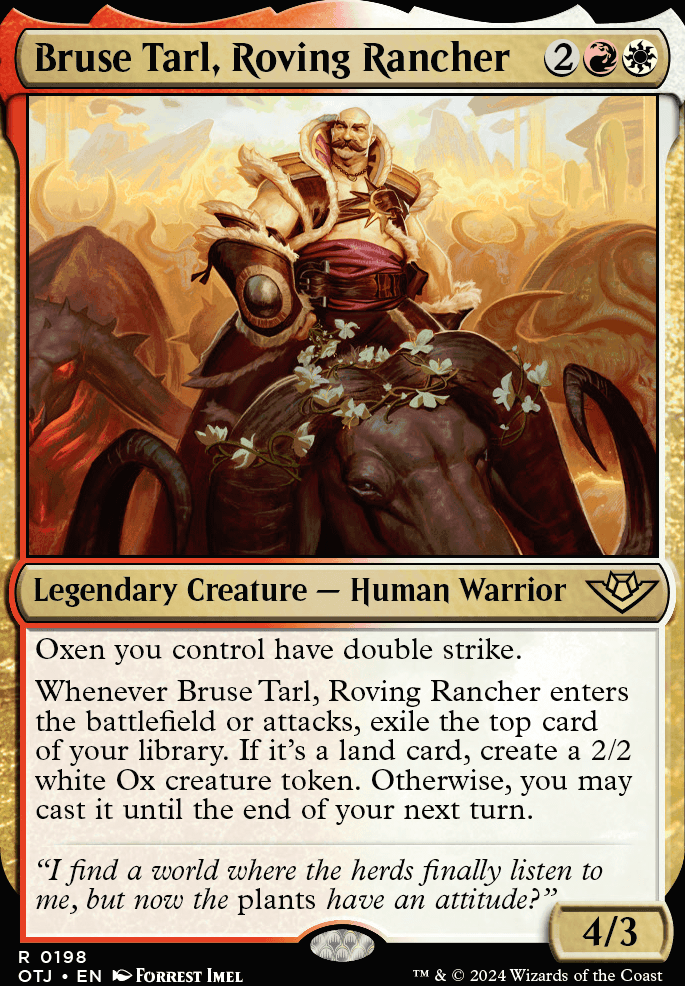 Featured card: Bruse Tarl, Roving Rancher