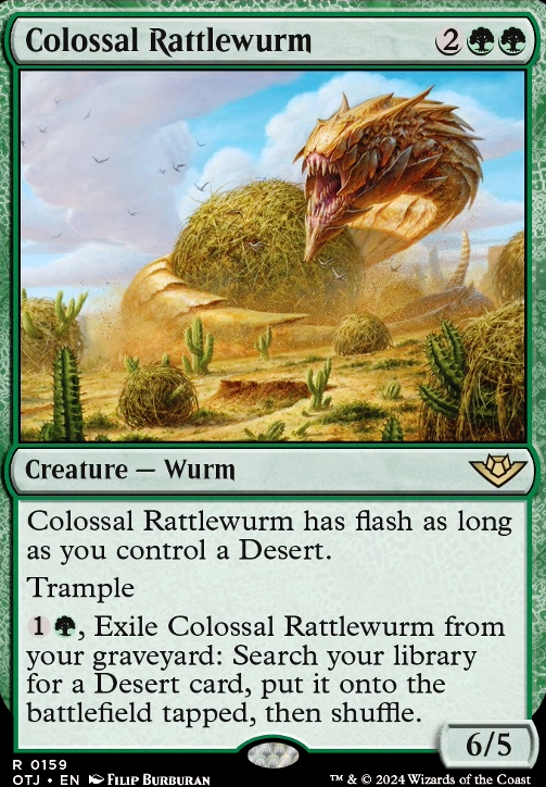 Featured card: Colossal Rattlewurm