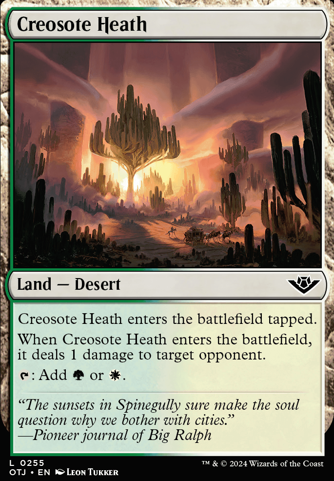 Featured card: Creosote Heath