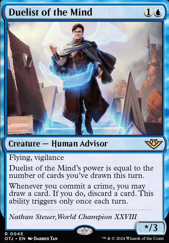 Duelist of the Mind feature for OTJ - Grixis Control