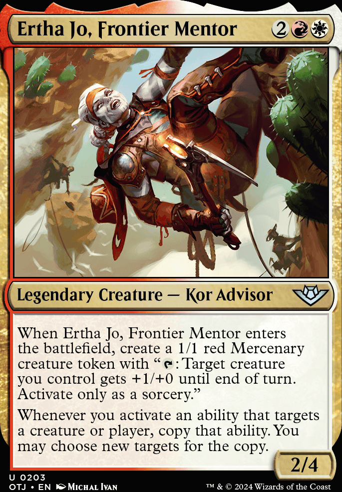 Featured card: Ertha Jo, Frontier Mentor