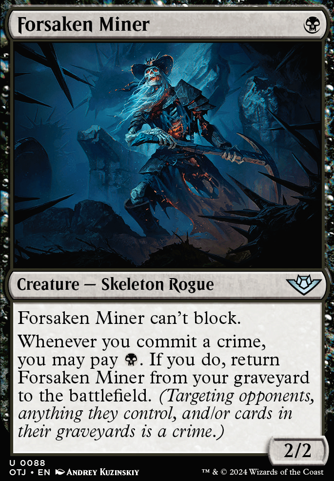 Featured card: Forsaken Miner
