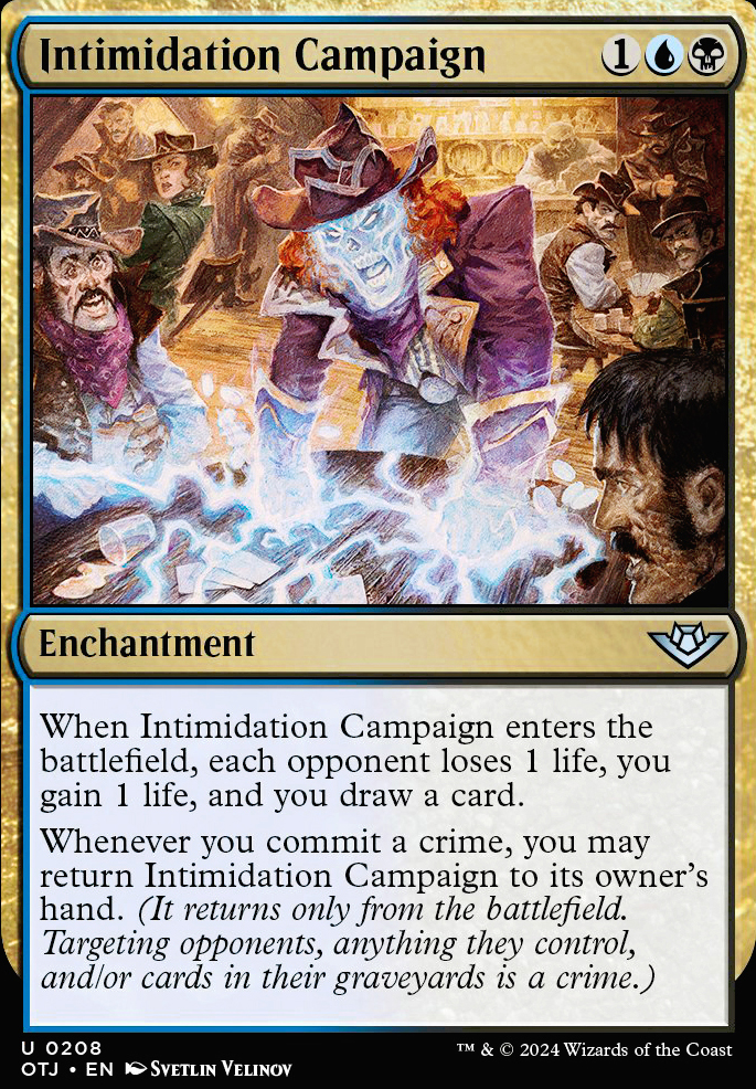 Featured card: Intimidation Campaign