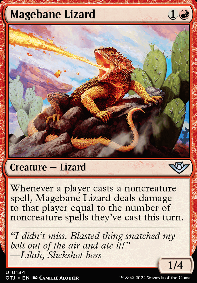 Featured card: Magebane Lizard