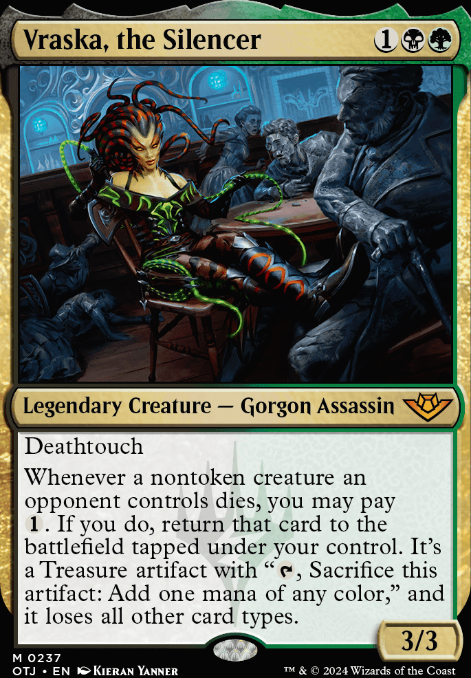 Vraska, the Silencer feature for Petrified by the Gorgussy [Primer]