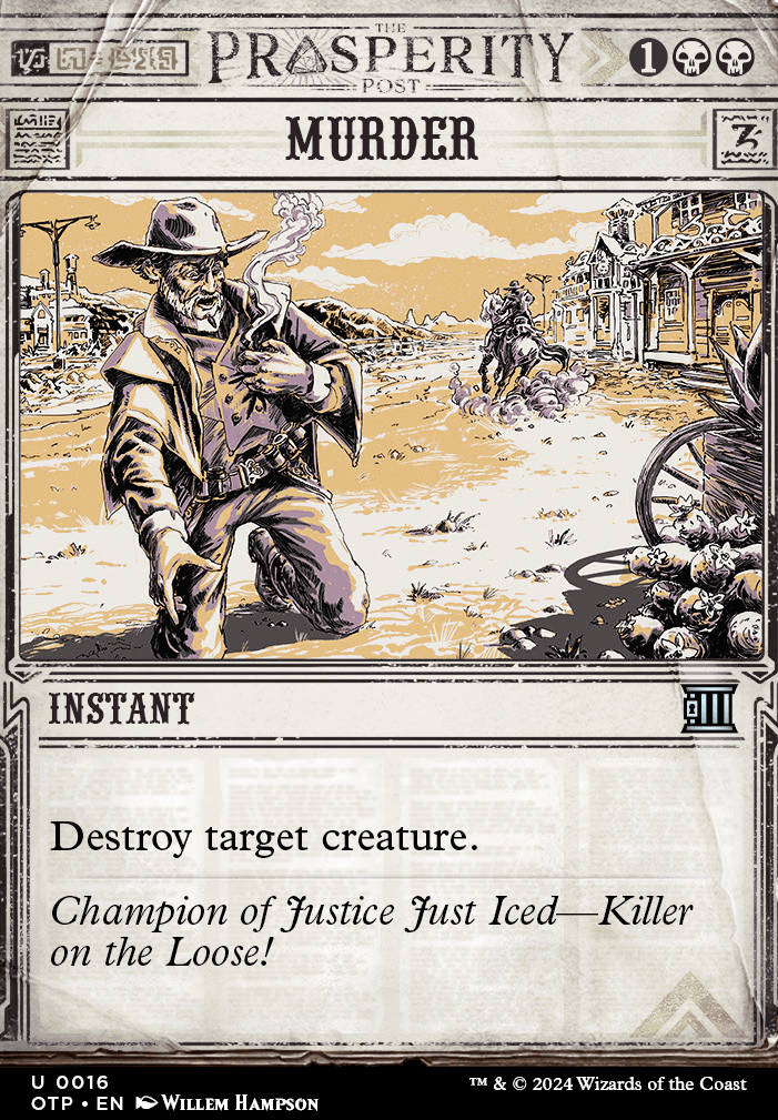 Featured card: Murder