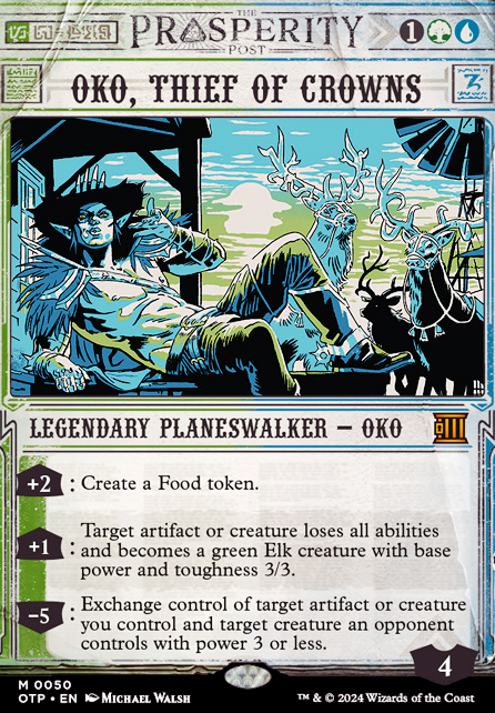Oko, Thief of Crowns feature for Legacy Banlist