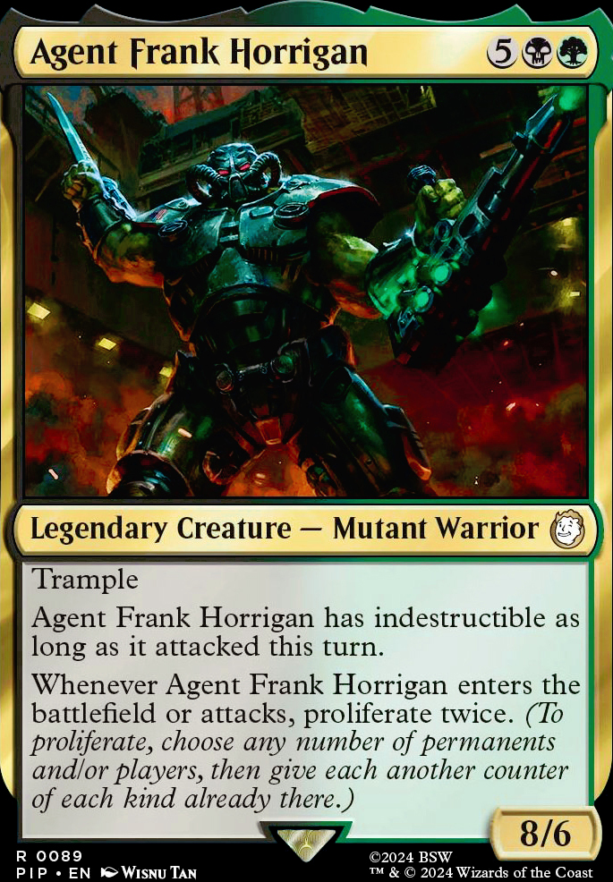 Agent Frank Horrigan feature for Horrigan, Infect