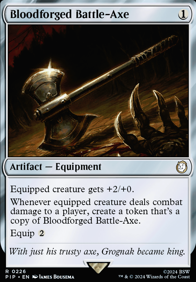 Featured card: Bloodforged Battle-Axe