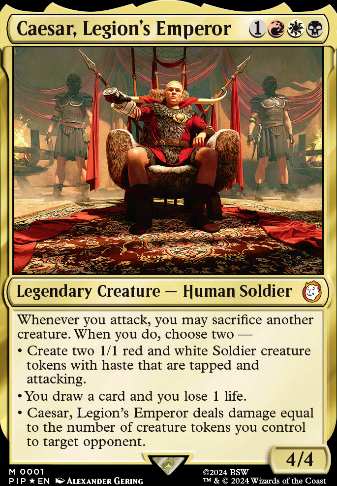Featured card: Caesar, Legion's Emperor