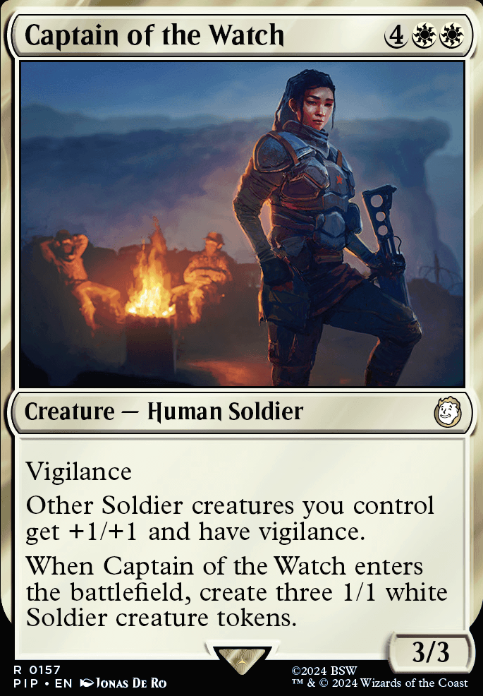 Captain of the Watch feature for Soldier Commander Deck