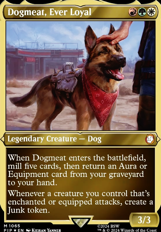 Commander: altered Dogmeat, Ever Loyal